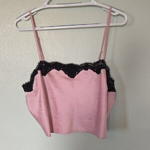 Victoria's Secret | Pink Lace Cami Top Size XL